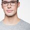 Persian Matte Gray Plastique Montures de lunettes de vue pour Hommes d'EyeBuyDirect