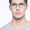 District Vert Mat Plastique Montures de lunettes de vue pour Hommes d'EyeBuyDirect