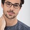 Poetic Matte Black Plastique Montures de lunettes de vue pour Hommes d'EyeBuyDirect