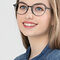 Poetic Matte Black Plastique Montures de lunettes de vue pour Femmes d'EyeBuyDirect