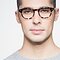 Atomic Gray Floral Plastique Montures de lunettes de vue pour Hommes d'EyeBuyDirect