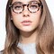 Atomic Gray Floral Plastique Montures de lunettes de vue pour Femmes d'EyeBuyDirect