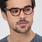 Achiever Brun Plastique Montures de lunettes de vue pour Hommes d'EyeBuyDirect