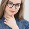 Saunter Matte Black Plastique Montures de lunettes de vue pour Femmes d'EyeBuyDirect