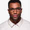 Hubris Black Floral Plastique Montures de lunettes de vue pour Hommes d'EyeBuyDirect