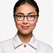 Hubris Black Floral Plastique Montures de lunettes de vue pour Femmes d'EyeBuyDirect