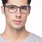 Lift Blue Striped Acétate Montures de lunettes de vue pour Hommes d'EyeBuyDirect