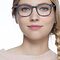 Lift Blue Striped Acétate Montures de lunettes de vue pour Femmes d'EyeBuyDirect