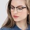 Coexist Rayures Plastique Montures de lunettes de vue pour Femmes d'EyeBuyDirect