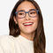 Botanist Navy Striped Acétate Montures de lunettes de vue pour Femmes d'EyeBuyDirect