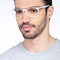 Mystery Gris Plastique Montures de lunettes de vue pour Hommes d'EyeBuyDirect