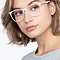 Mystery Gris Plastique Montures de lunettes de vue pour Femmes d'EyeBuyDirect