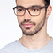 Holmes Brun Plastique Montures de lunettes de vue pour Hommes d'EyeBuyDirect