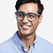 Finn Teal Acétate Montures de lunettes de vue pour Hommes d'EyeBuyDirect