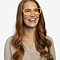 Mileva Orange Acétate Montures de lunettes de vue pour Femmes d'EyeBuyDirect