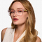 Snapdragon Clear Floral Acétate Montures de lunettes de vue pour Femmes d'EyeBuyDirect
