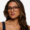 Thalia Gray Tortoise Acétate Montures de lunettes de vue pour Femmes d'EyeBuyDirect