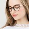 Gracious Pink Floral Plastic-metal Montures de lunettes de vue pour Femmes d'EyeBuyDirect