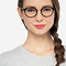 Fetching Black Golden Métal Montures de lunettes de vue pour Femmes d'EyeBuyDirect