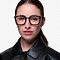 Poise Noir Acetate-metal Montures de lunettes de vue pour Femmes d'EyeBuyDirect