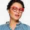 Honey Red Gold Métal Montures de lunettes de vue pour Femmes d'EyeBuyDirect