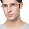 Potential Silver Yellow Wood-texture Montures de lunettes de vue pour Hommes d'EyeBuyDirect