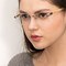 Potential Silver Yellow Wood-texture Montures de lunettes de vue pour Femmes d'EyeBuyDirect