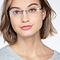 Percy Gunmetal Métal Montures de lunettes de vue pour Femmes d'EyeBuyDirect
