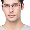 Lance Noir Titanium Montures de lunettes de vue pour Hommes d'EyeBuyDirect