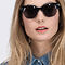 Carven Noir Plastique Soleil de Lunette de vue pour Femmes d'EyeBuyDirect