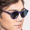Air Matte Navy Acétate Soleil de Lunette de vue pour Hommes d'EyeBuyDirect