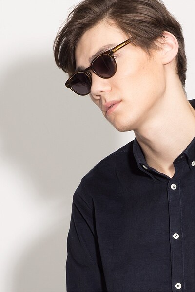 Colored oval sunglasses