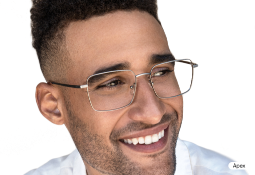 Lunettes rectangulaires pour hommes et femmes