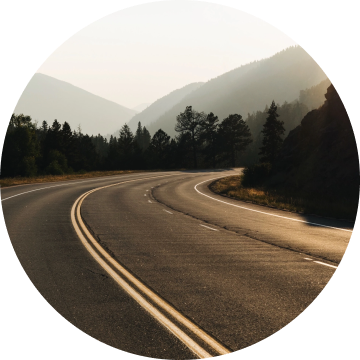 Sur la route