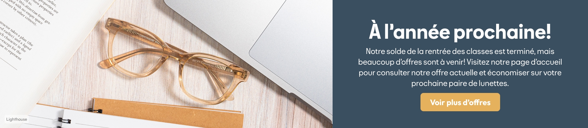 À l’année prochaine!