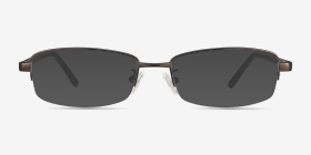 Limit Bronze Métal Montures de lunettes de vue d'EyeBuyDirect, with Tinted Lenses