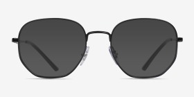 Ray-Ban RB3682V Noir Métal Montures de lunettes de vue d'EyeBuyDirect, with Tinted Lenses