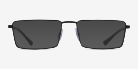 Ray-Ban RB6541 Emy Matte Black Métal Montures de lunettes de vue d'EyeBuyDirect, with Tinted Lenses
