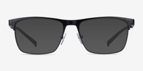 ARNETTE Hackney Matte Black Métal Montures de lunettes de vue d'EyeBuyDirect, with Tinted Lenses