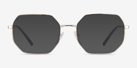 Vogue Eyewear VO4228 Doré Métal Montures de lunettes de vue d'EyeBuyDirect, with Tinted Lenses