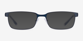 Armani Exchange AX1042 Bleu marine  Métal Montures de lunettes de vue d'EyeBuyDirect, with Tinted Lenses