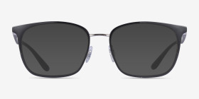Ray-Ban RB6486 Liteforce Noir Métal Montures de lunettes de vue d'EyeBuyDirect, with Tinted Lenses