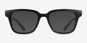 Ray-Ban RB4323V Noir Plastique Montures de lunettes de vue d'EyeBuyDirect, with Tinted Lenses