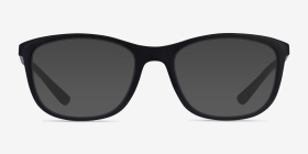 Ray-Ban RB7169 Matte Black Plastique Montures de lunettes de vue d'EyeBuyDirect, with Tinted Lenses