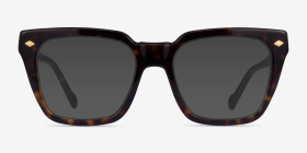 Vogue Eyewear VO5371 Écaille Noire Acétate Montures de lunettes de vue d'EyeBuyDirect, with Tinted Lenses