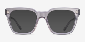 Vogue Eyewear VO5371 Transparent Gray Acétate Montures de lunettes de vue d'EyeBuyDirect, with Tinted Lenses