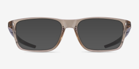 Oakley Port Bow Brun Plastique Montures de lunettes de vue d'EyeBuyDirect, with Tinted Lenses