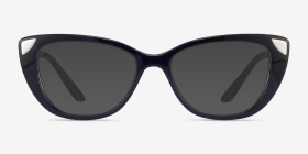 Vogue Eyewear VO5455 Noir Plastique Montures de lunettes de vue d'EyeBuyDirect, with Tinted Lenses