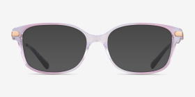 Coach HC6172 Gradient Transparent Purple Acétate Montures de lunettes de vue d'EyeBuyDirect, with Tinted Lenses