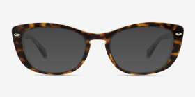 Ray-Ban RB5366 Écaille Noire Acétate Montures de lunettes de vue d'EyeBuyDirect, with Tinted Lenses